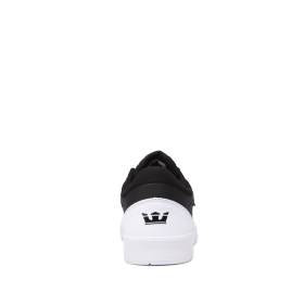 Supra Mens SAINT Low Top Shoes White/Black/White | US-43977